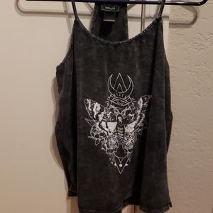 Death moth top from hot topic